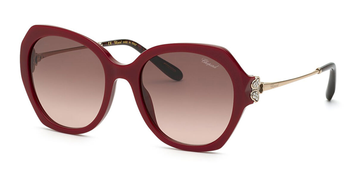 Image of Chopard SCH354S 0G96 54 Lunettes De Soleil Femme Bordeaux FR