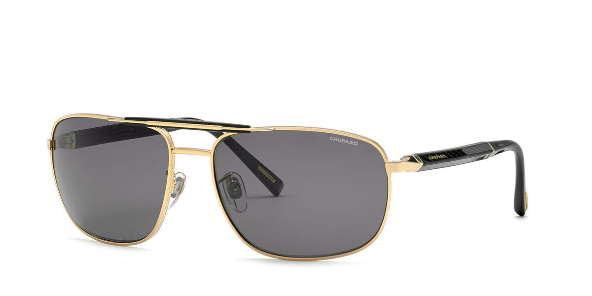 Image of Chopard SCHF81 Polarized 300P Óculos de Sol Dourados Masculino PRT