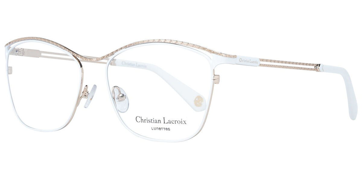 Image of Christian Lacroix CL3054 800 55 Białe Damskie Okulary Korekcyjne PL