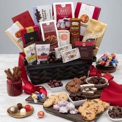 Image of Christmas Chocolate Gift Basket