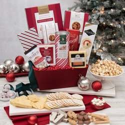 Image of Christmas Classic Snacks Gift Basket