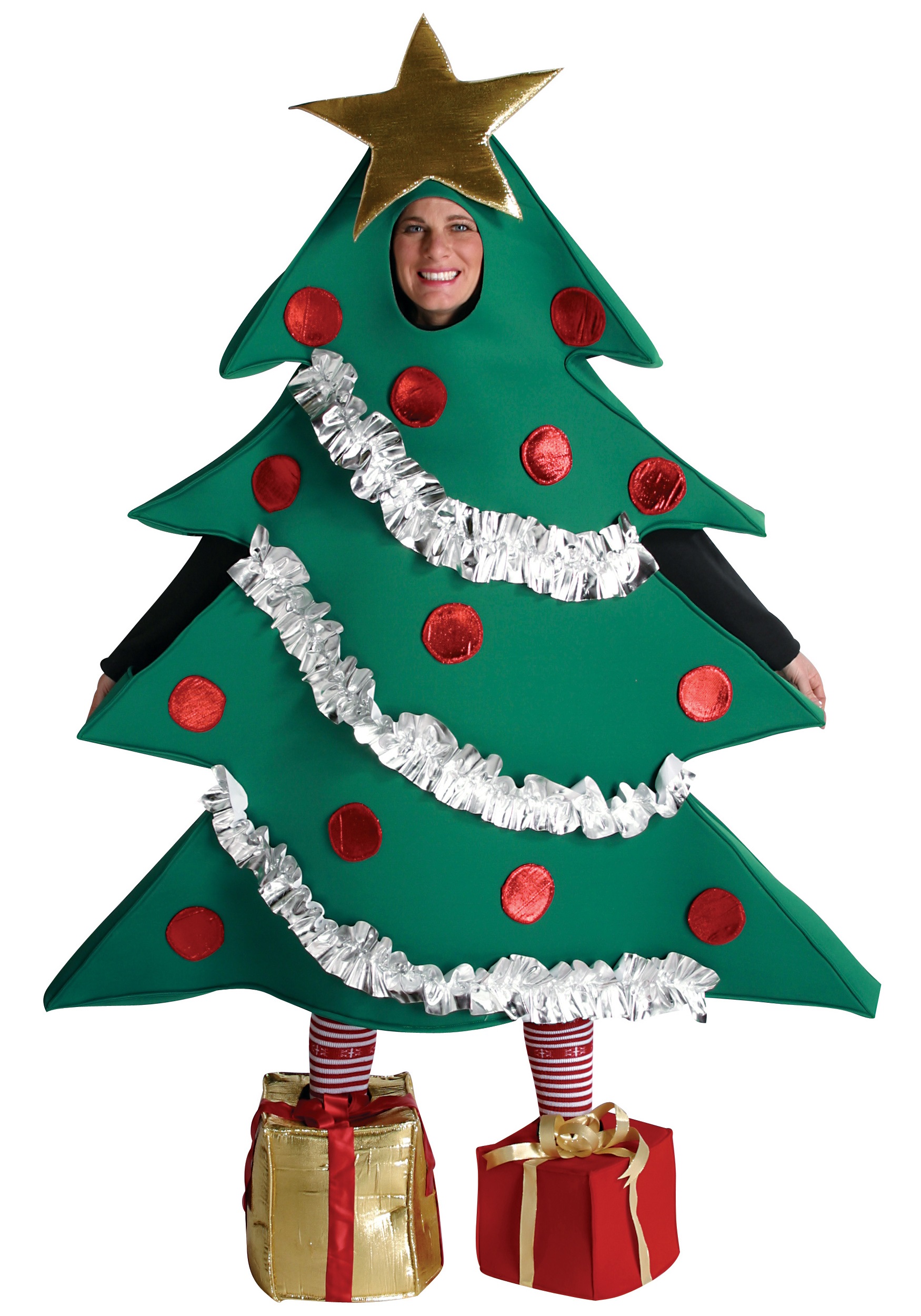 Image of Christmas Tree Adult Costume | Adult Christmas Costumes ID RA7118-ST