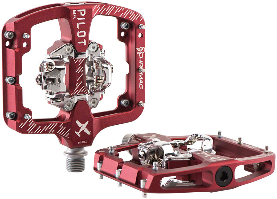 Image of Chromag Pilot BA Pedals - Dual Sided Clipless 9/16" Red Wide