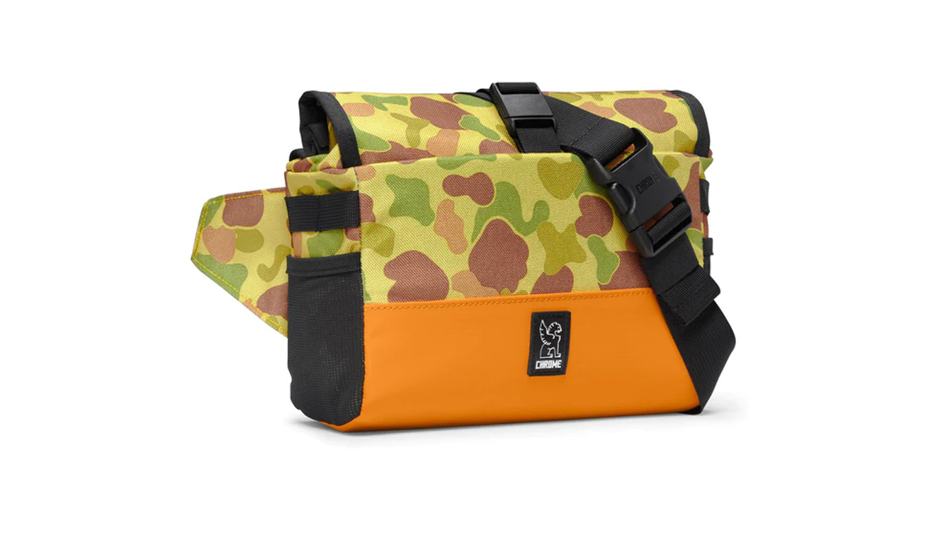 Image of Chrome Doubletrack Handlebar Bag Duck Camo SK