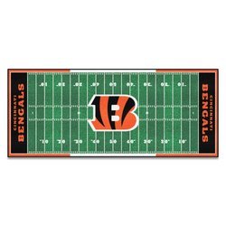 Image of Cincinnati Bengals Football Field Runner Rug