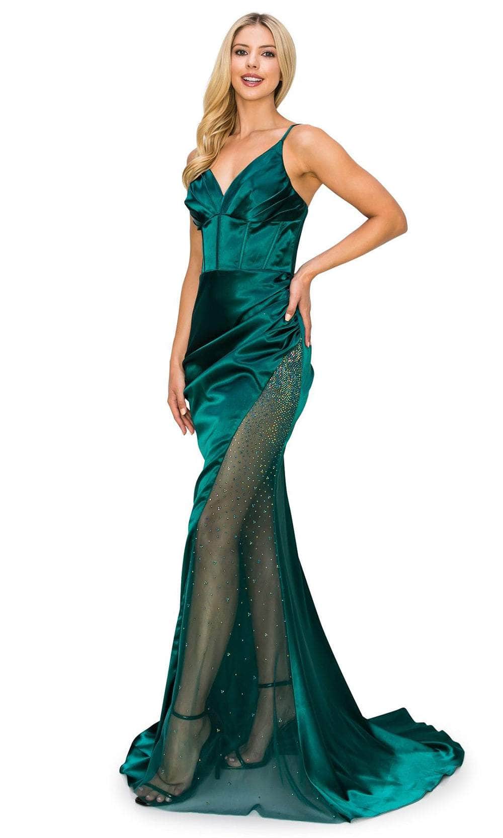 Image of Cinderella Couture 8037J - Sleeveless Corset Prom Dress