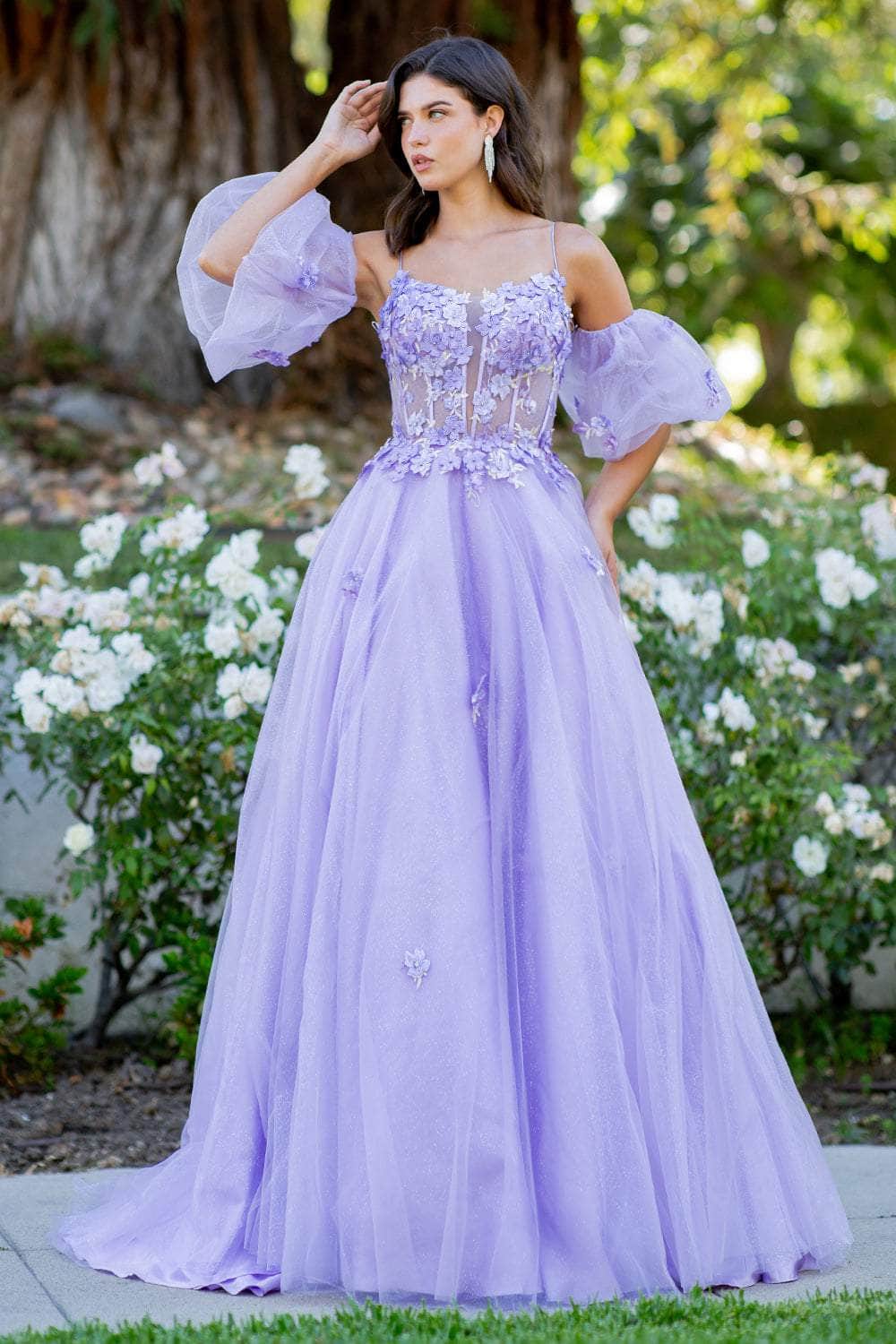 Image of Cinderella Couture 8130J - 3D Floral Corset Ballgown