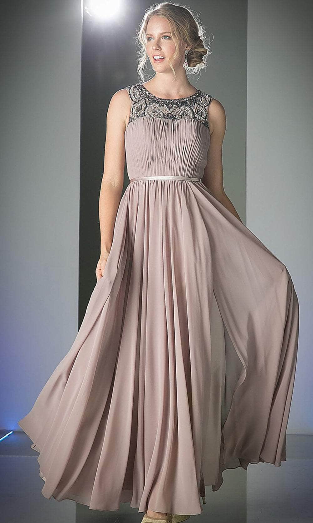 Image of Cinderella Divine 1588 - Beaded A-Line Evening Dress
