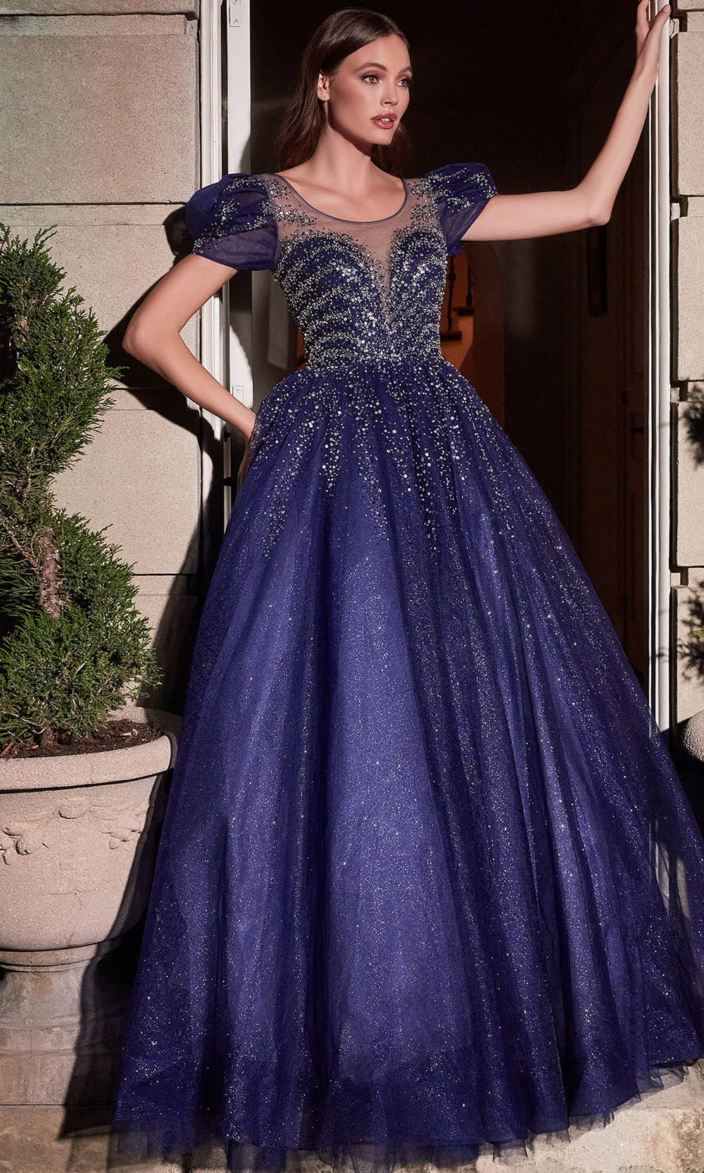 Image of Cinderella Divine B702 - Beaded Ball gown