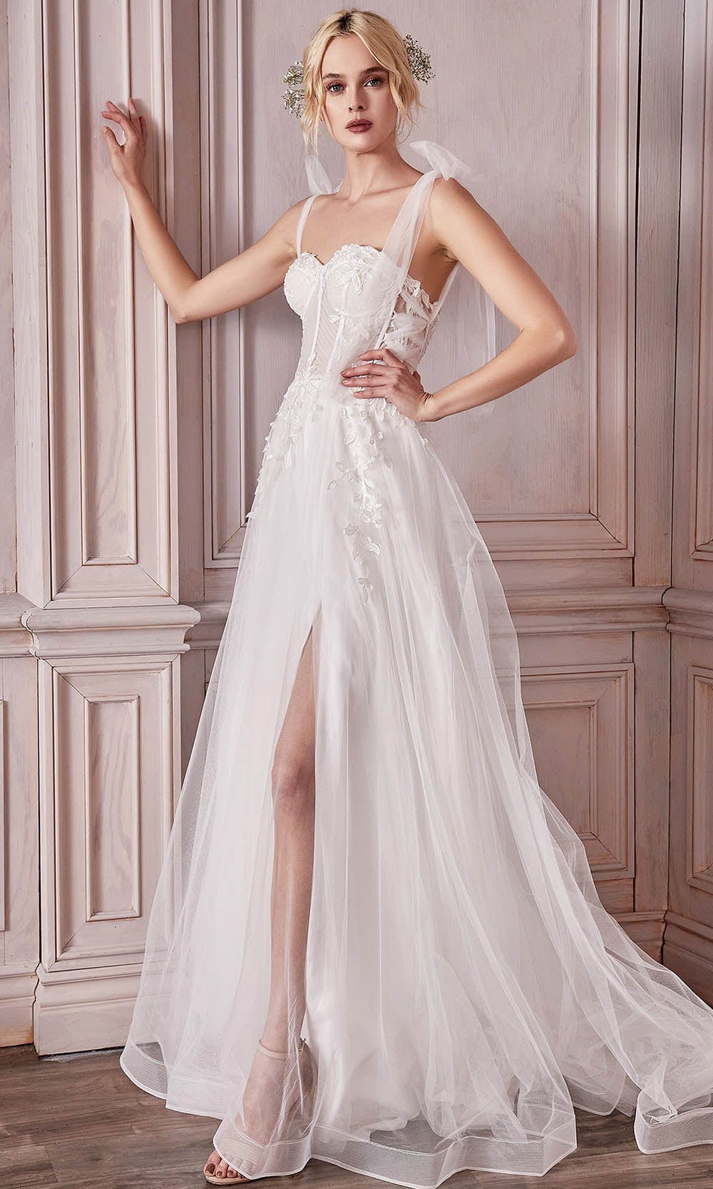 Image of Cinderella Divine Bridal CD964W - A-line Bridal Gown