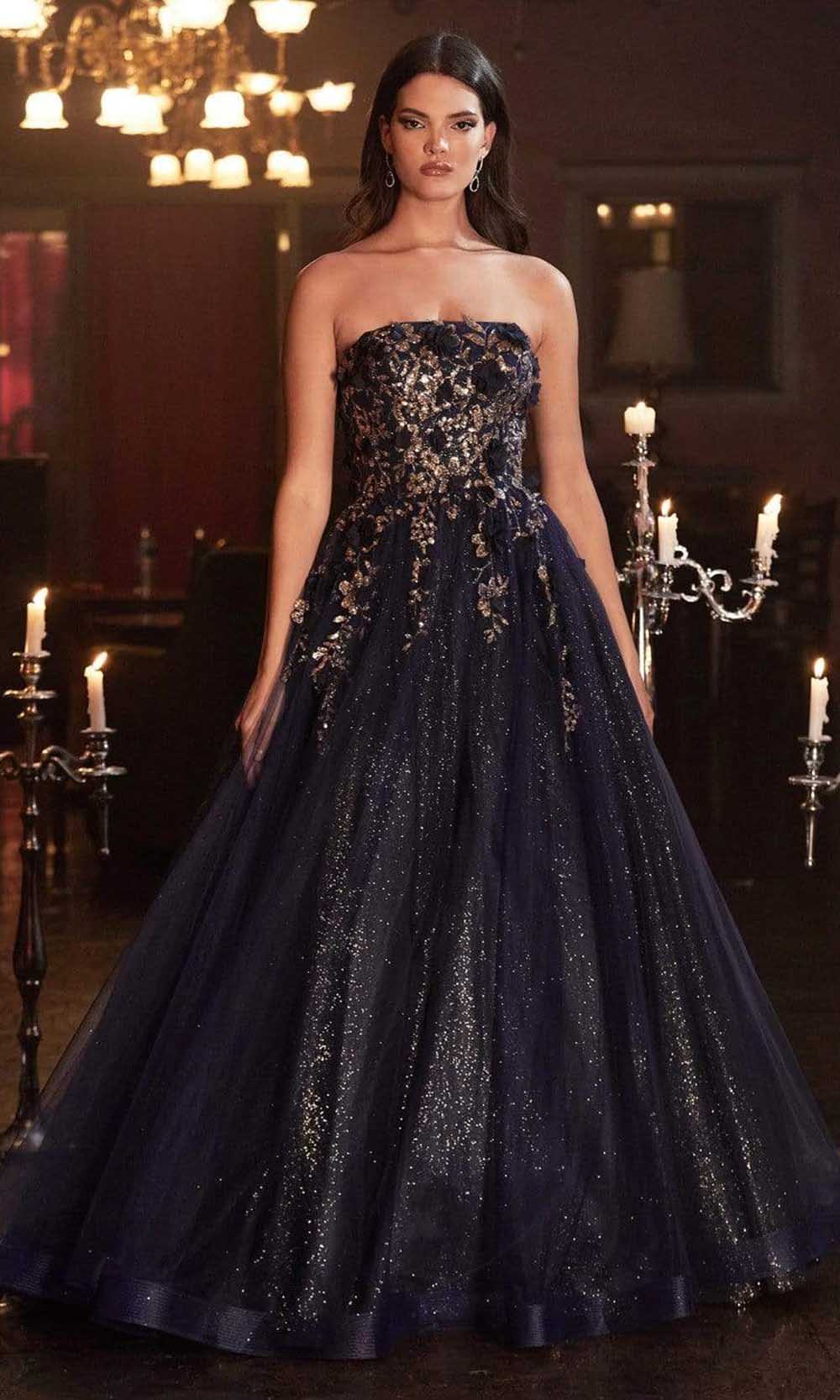 Image of Cinderella Divine - CD955 Strapless Glitter Ballgown