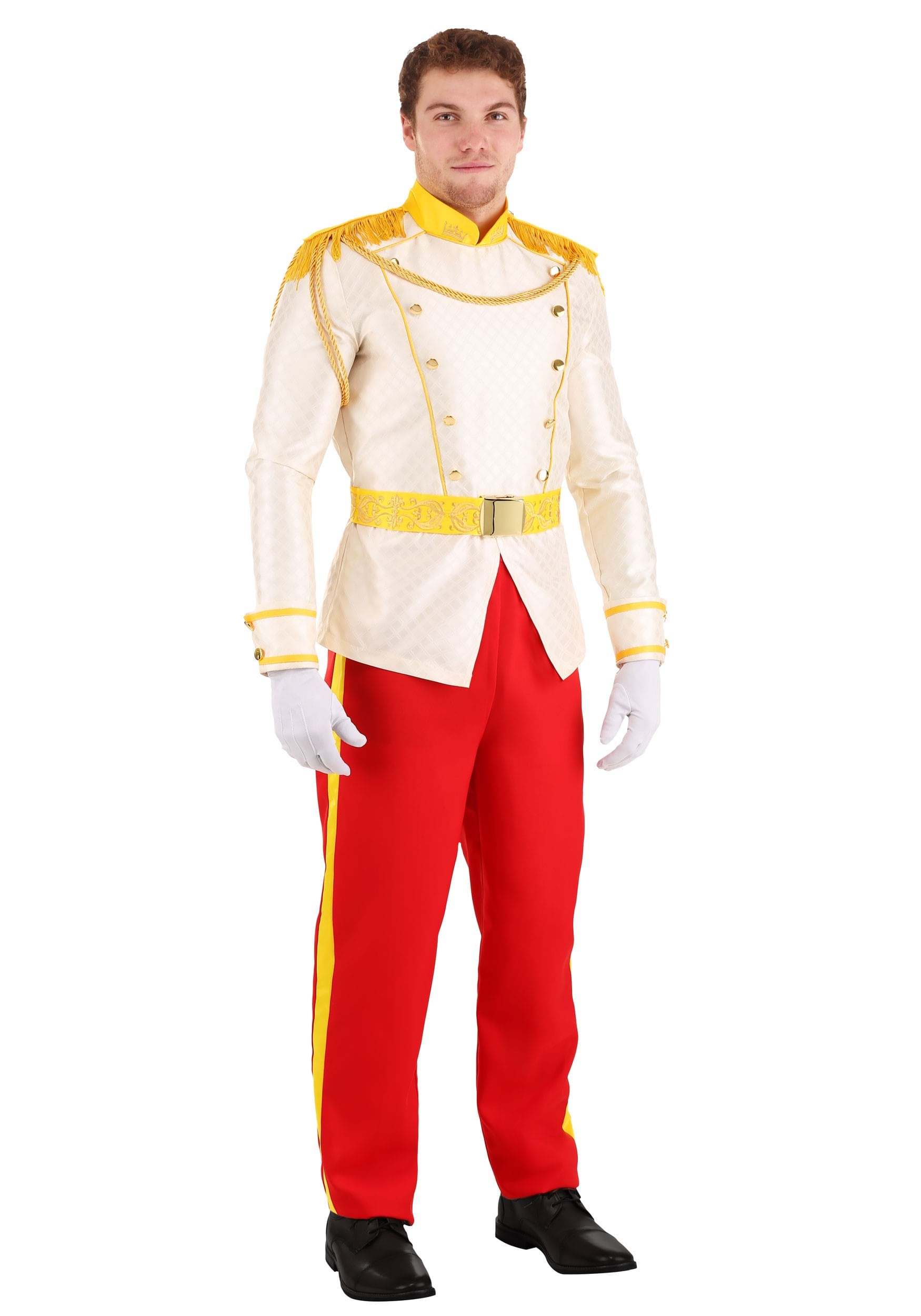 Image of Cinderella Prince Charming Men's Costume | Disney Costumes ID FUN1896AD-S