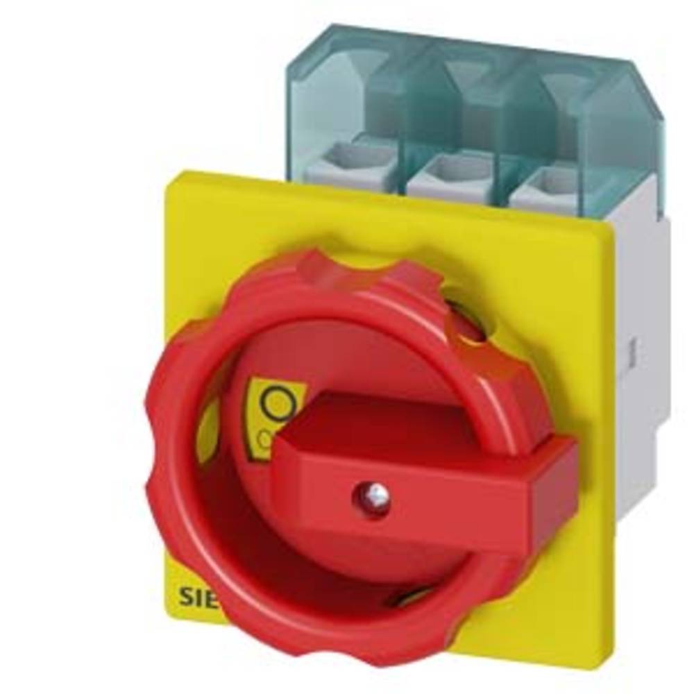 Image of Circuit breaker Red Yellow 3-pin 16 mmÂ² 25 A 690 V AC Siemens 3LD21030TK53