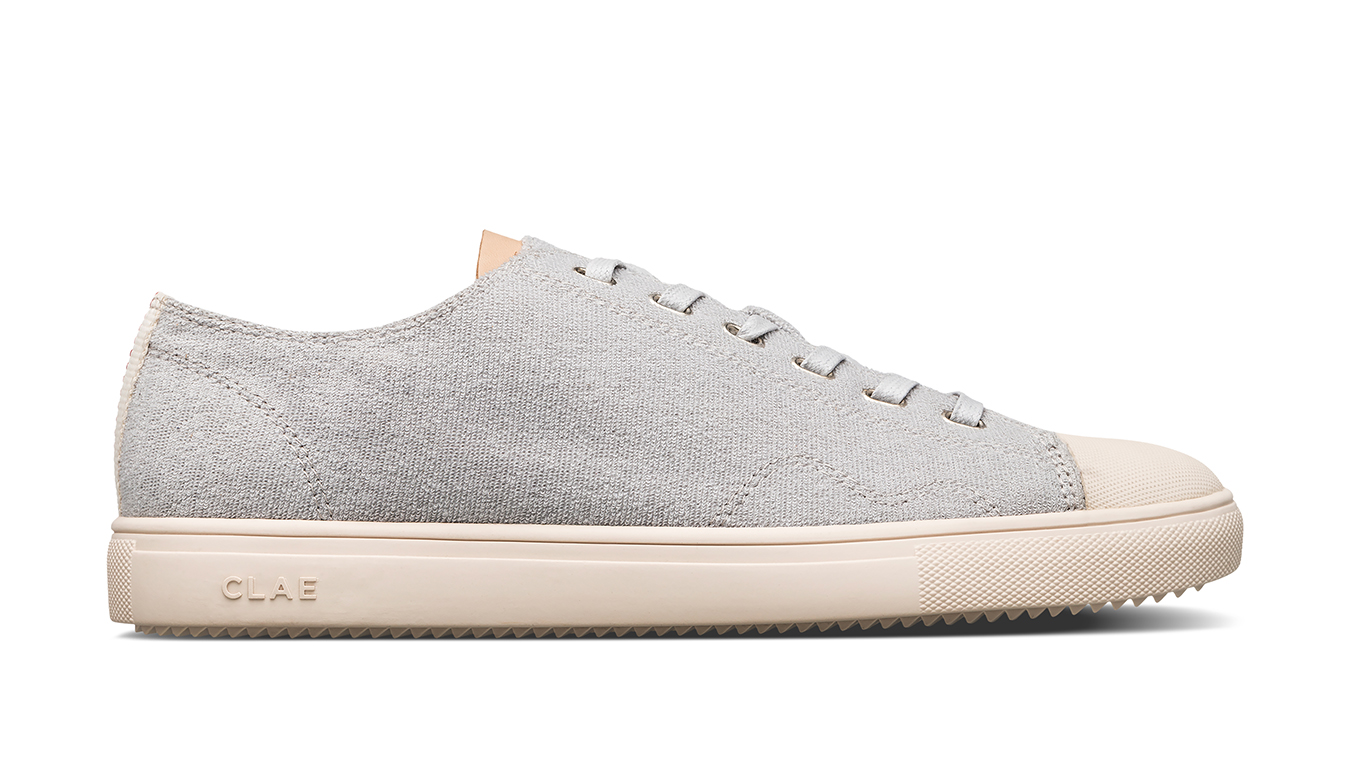 Image of Clae HERBIE TEXTILE MICROGREY RECYCLED TERRY HR