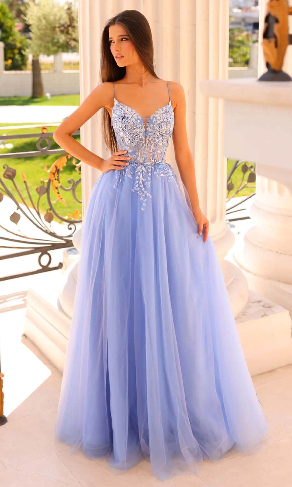 Image of Clarisse 810794 - Beaded Corset A-Line Prom Gown