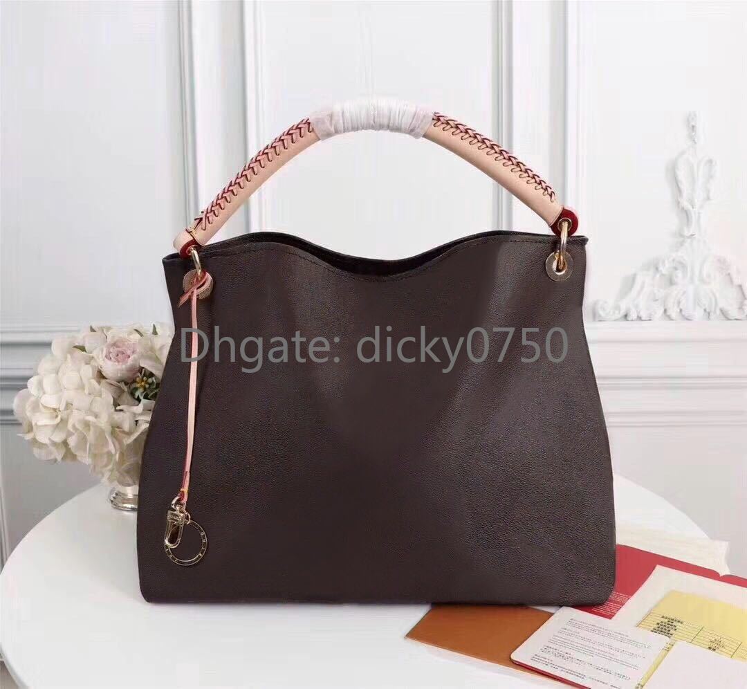 Image of Classic women designer shoulder bag for women shopping bag large capacity leather Messenger Bag handbags tote Artsy wholesale tote for women