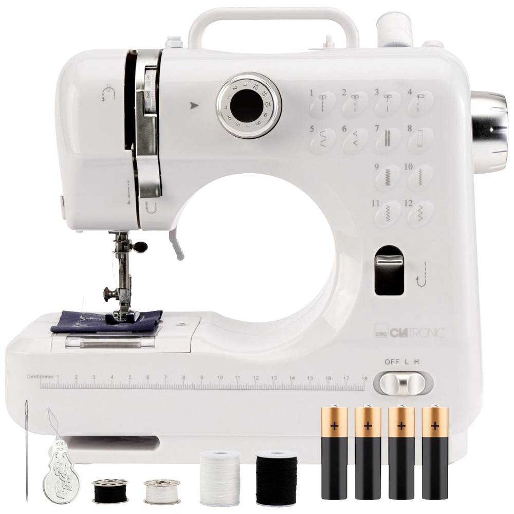 Image of Clatronic Handheld sewing machine NM 3795 White Silver