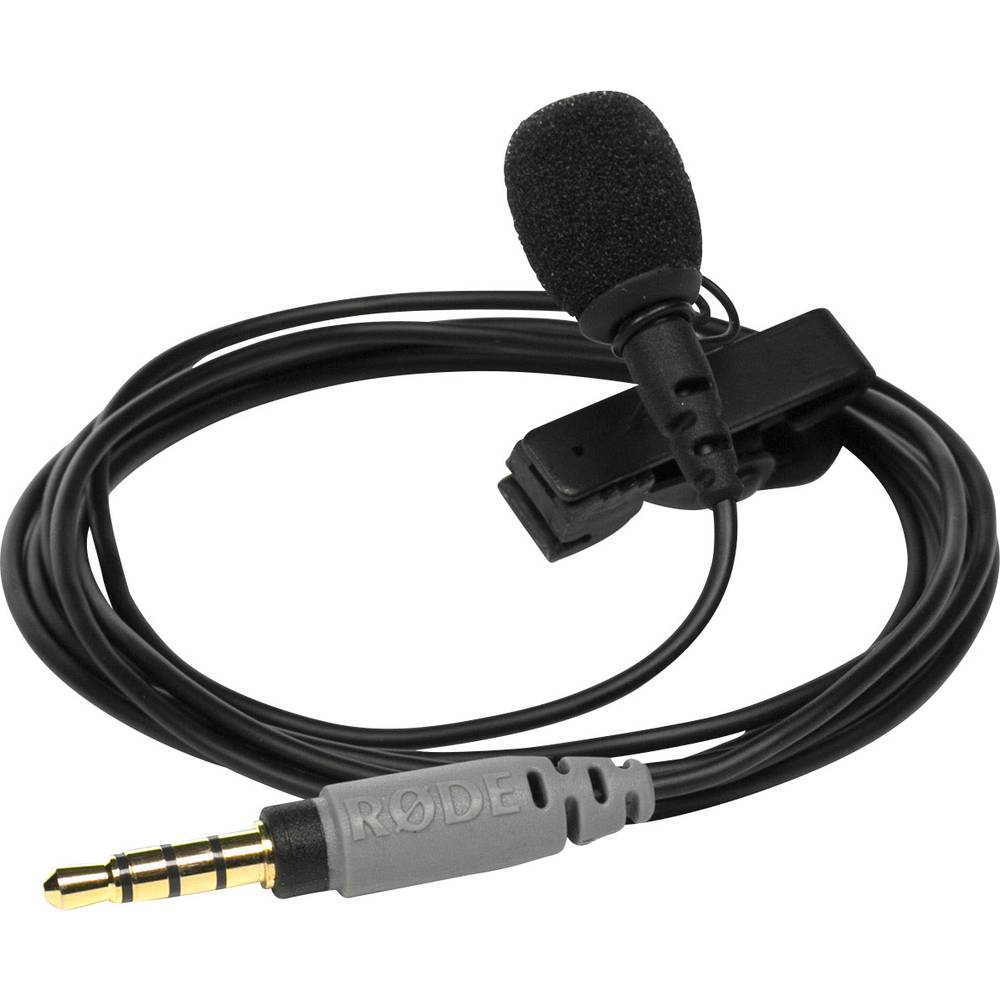 Image of Clip Mobile phone microphone RODE Microphones SmartLav+ Transfer type (details):Corded incl clip incl pop filter