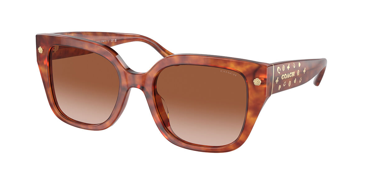 Image of Coach HC8392U CR611 577413 Óculos de Sol Tortoiseshell Feminino BRLPT