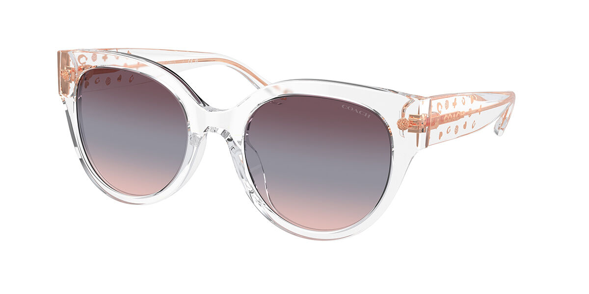 Image of Coach HC8393U CR612 51110J 53 Lunettes De Soleil Femme Transparentes FR