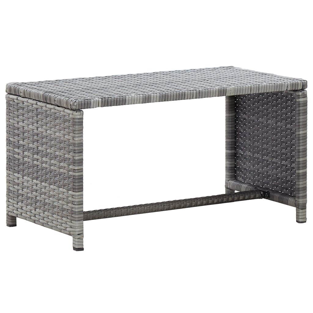 Image of Coffee Table Anthracite 276"x157"x15" Poly Rattan