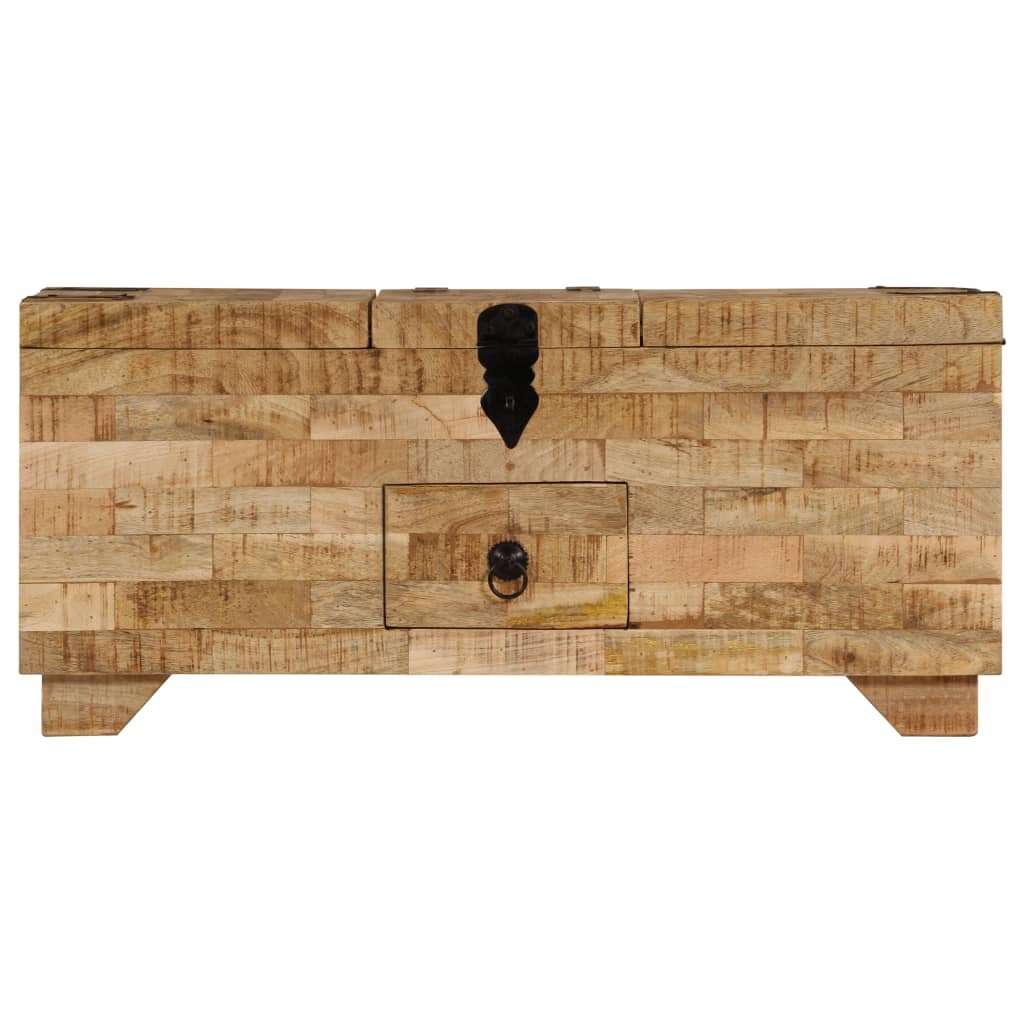 Image of Coffee Table Solid Mango Wood 315"x157"x13