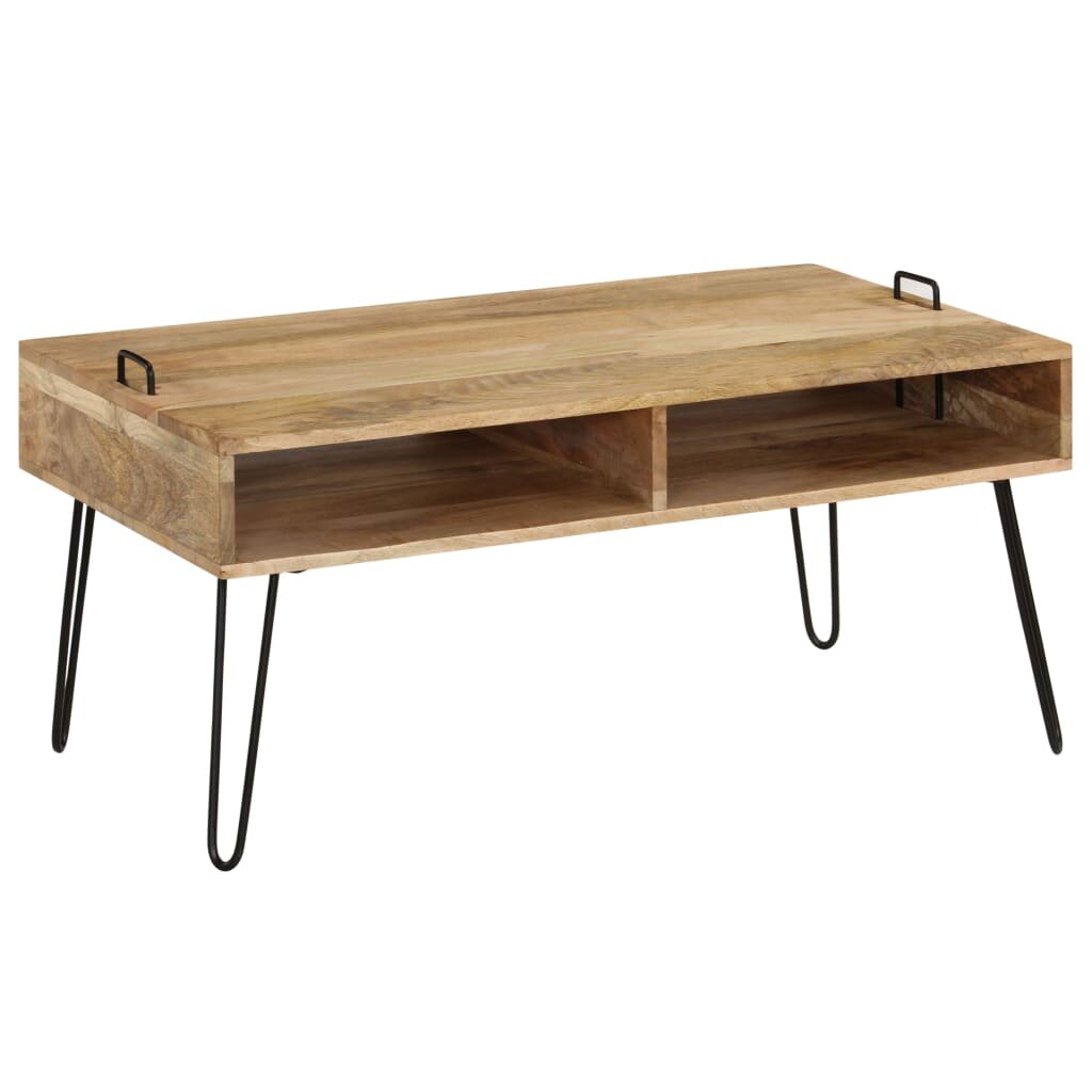 Image of Coffee Table Solid Mango Wood 394"x236"x177"