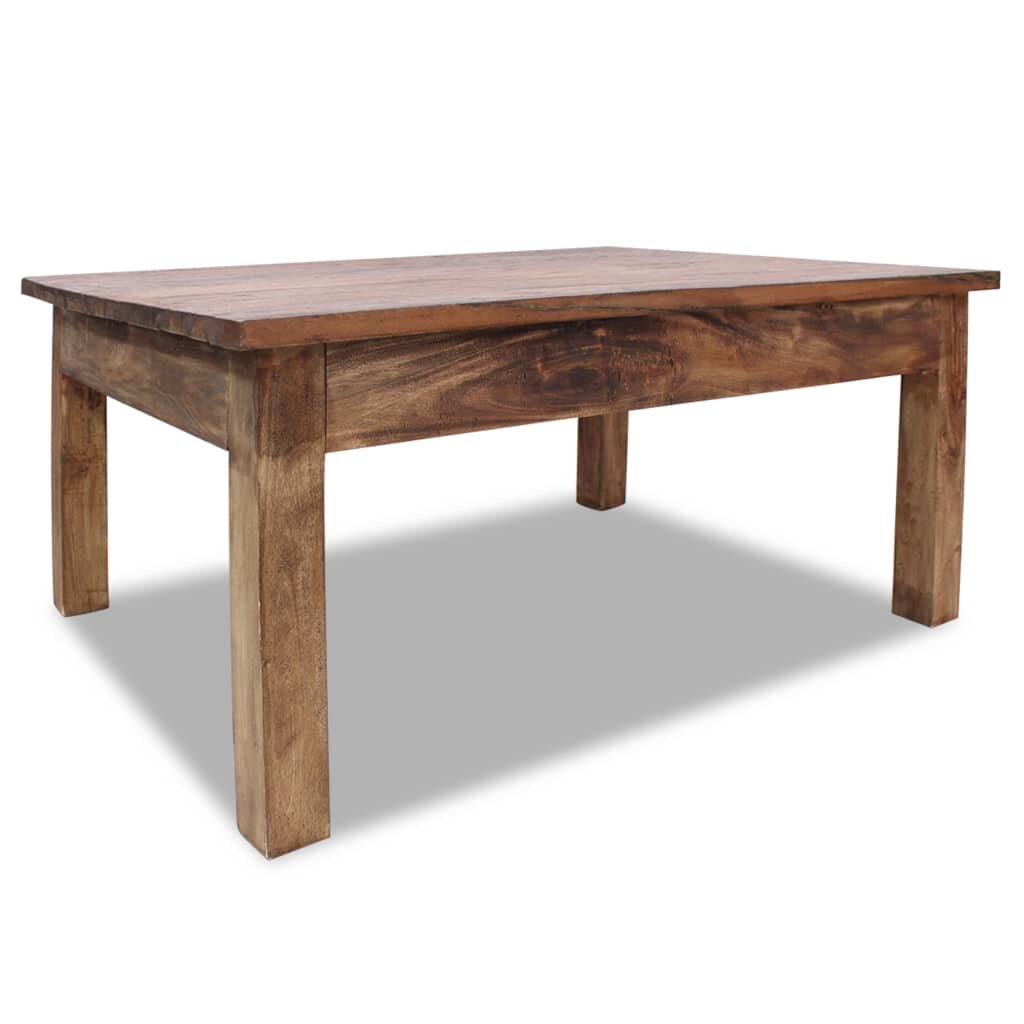 Image of Coffee Table Solid Reclaimed Wood 386"x287"x177"