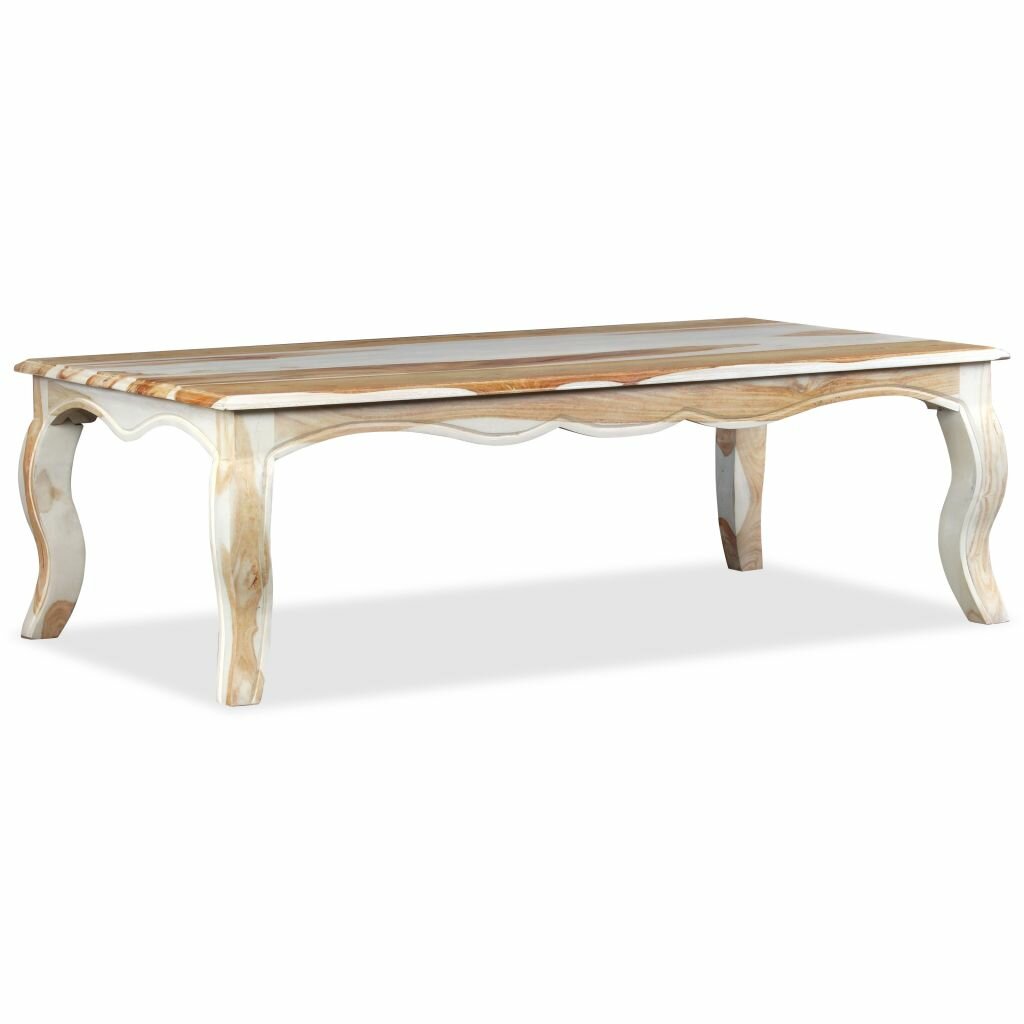 Image of Coffee Table Solid Sheesham Wood 433"x236"x138"