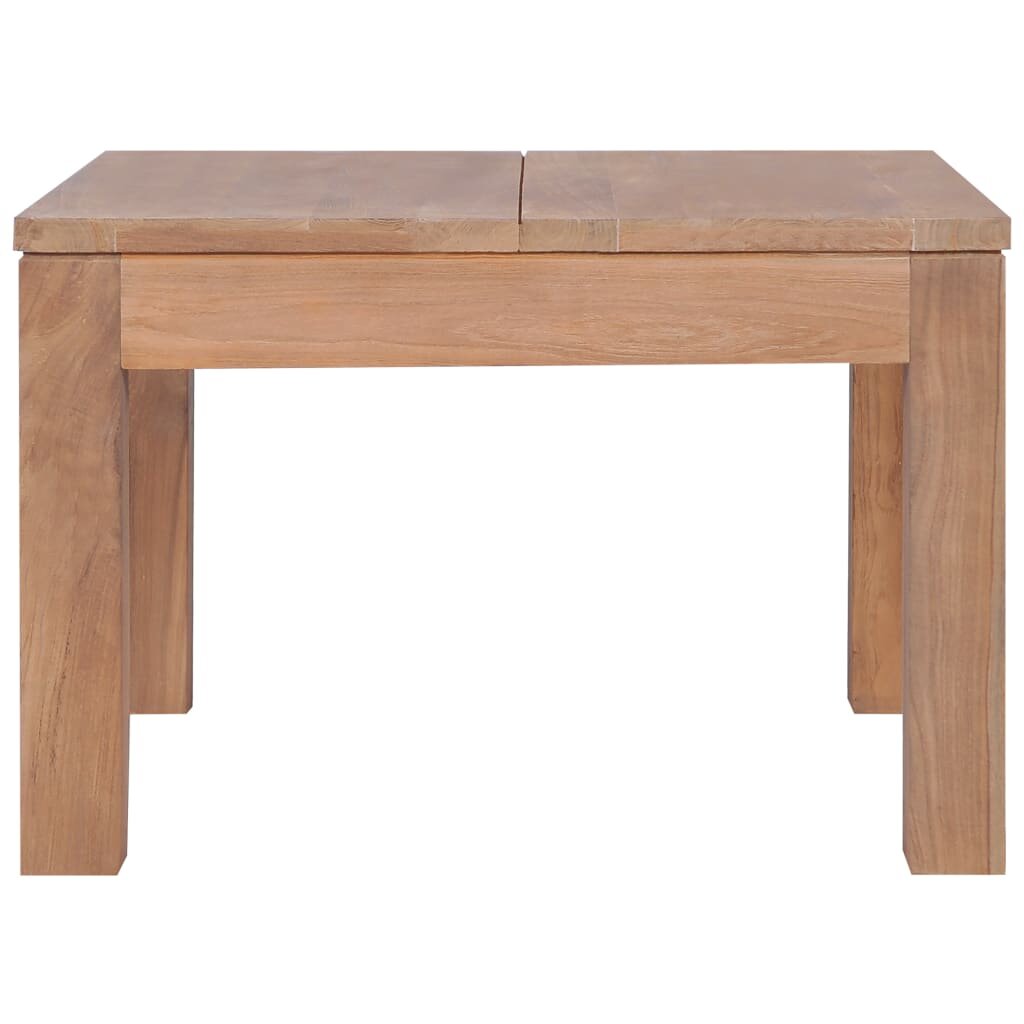 Image of Coffee Table Solid Teak Wood with Natural Finish 236"x236"x157"