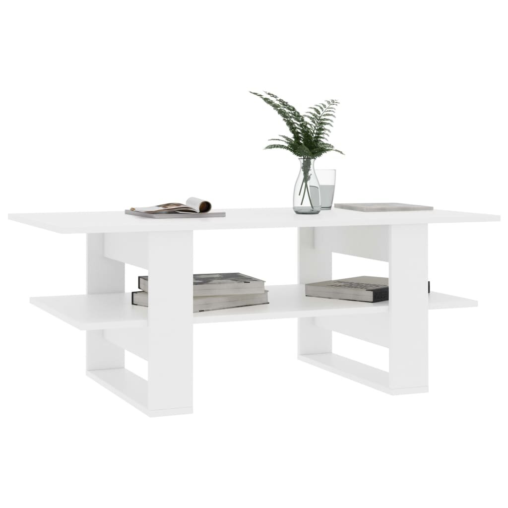 Image of Coffee Table White 433"x216"x165" Chipboard