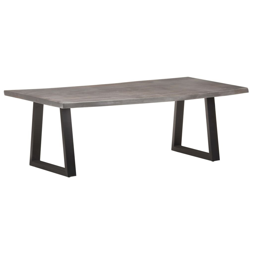 Image of Coffee Table with Live Edges 453"x236"x157" Solid Acacia Wood