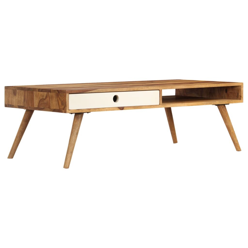 Image of Coffee table 110x50x35 cm solid sheesham wood