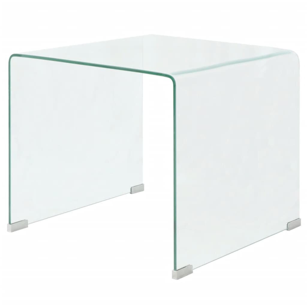 Image of Coffee table transparent 495x50x45 cm tempered glass