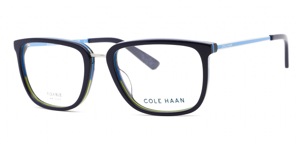 Image of Cole Haan CH4047 414 53 Lunettes De Vue Homme Bleues (Seulement Monture) FR