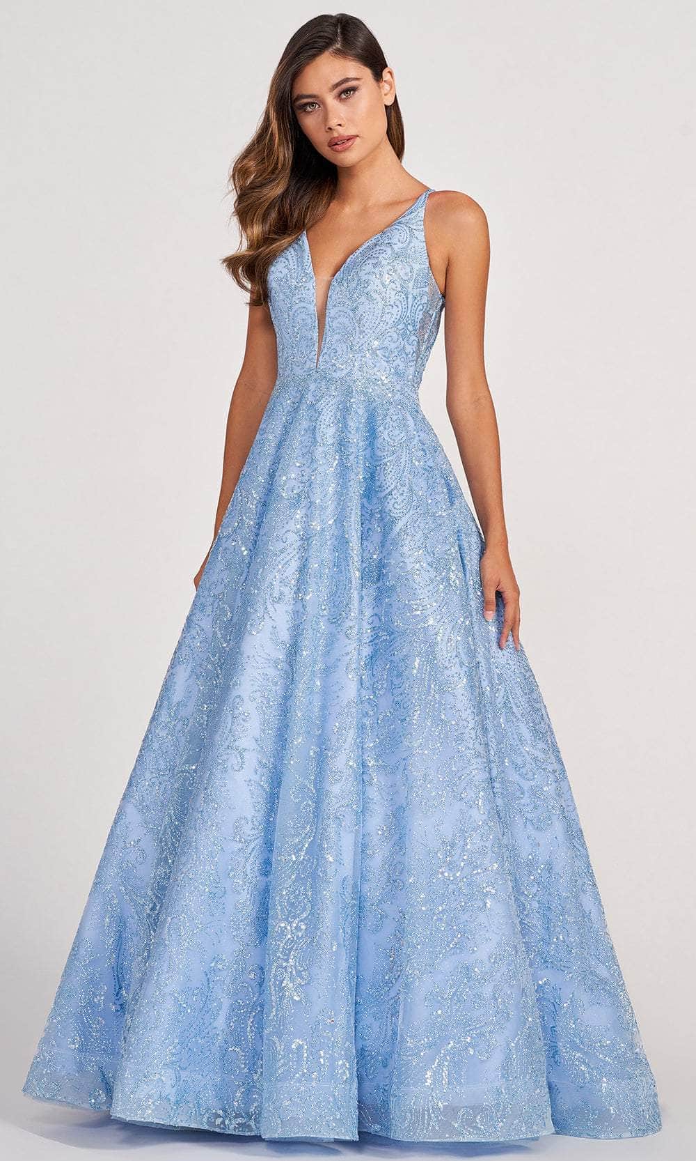 Image of Colette By Daphne CL2014 - Glitter Tulle A-Line Prom Dress