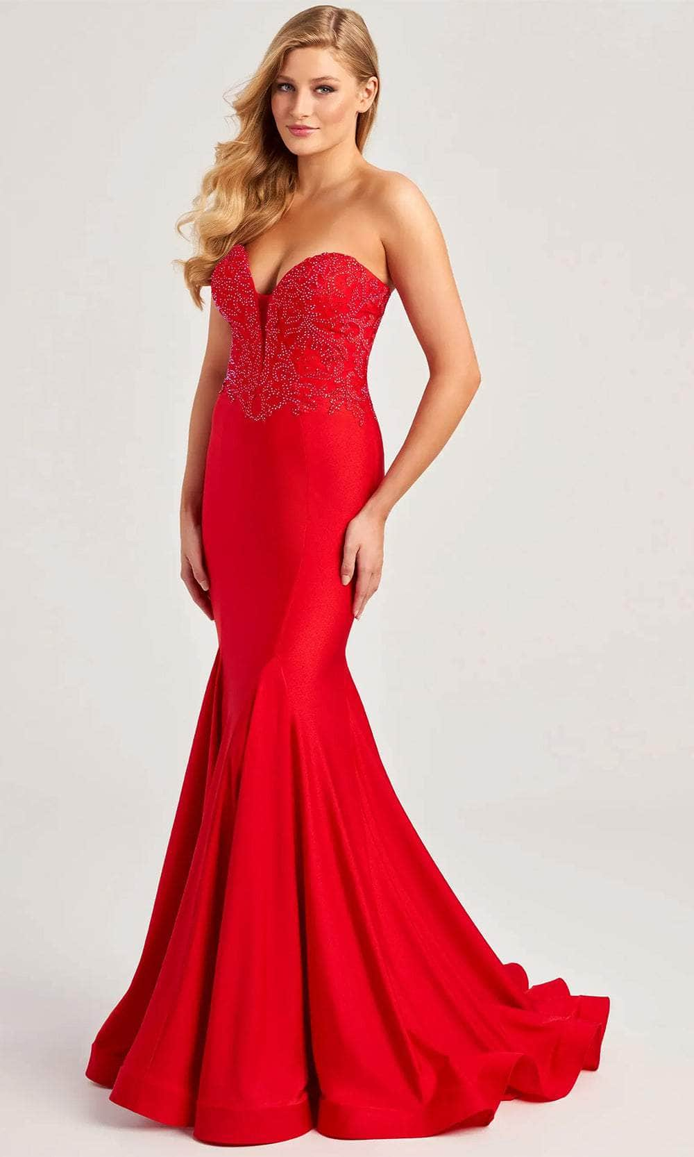 Image of Colette By Daphne CL5112 - Beaded Sweetheart Prom Dress