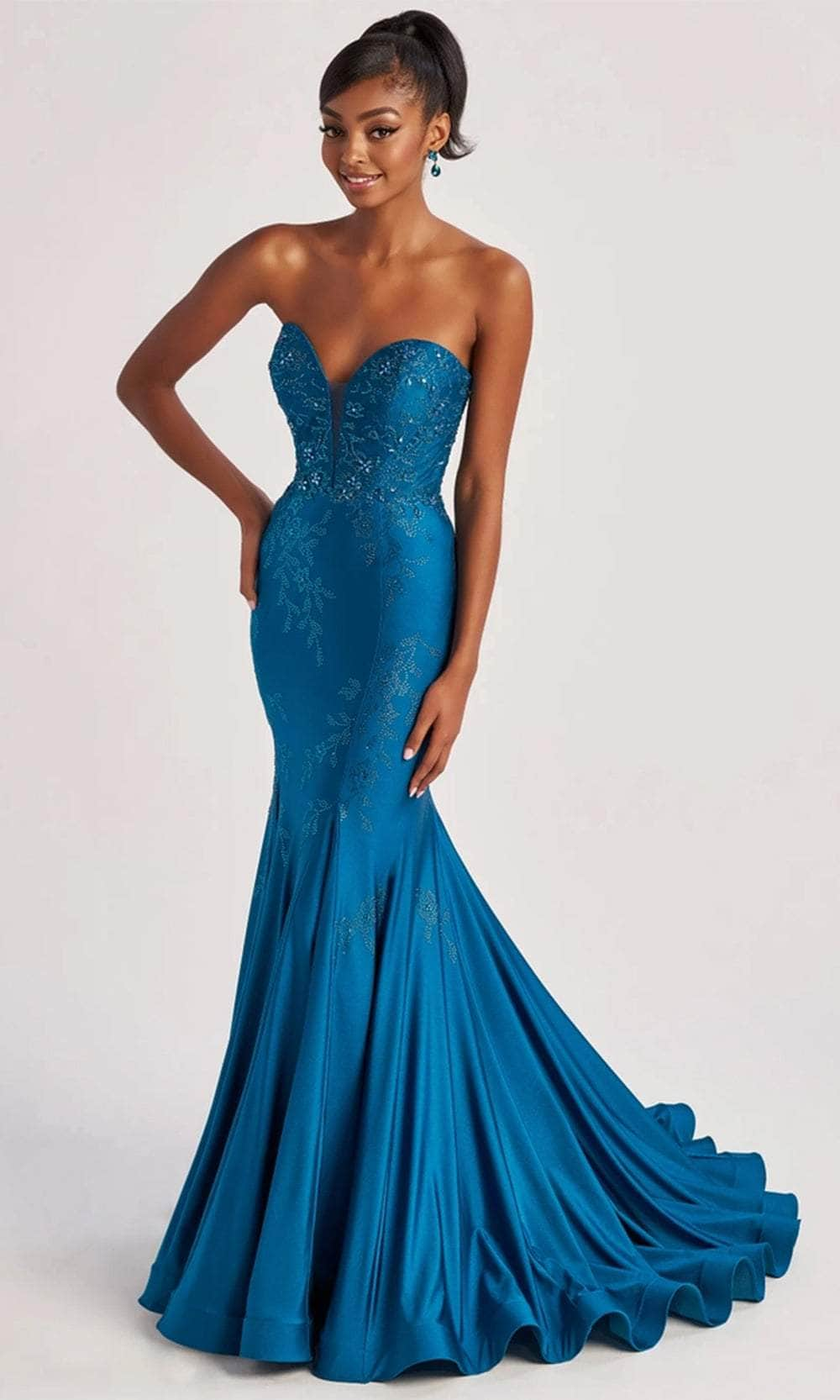 Image of Colette By Daphne CL8445 - Sweetheart Mermaid Prom Gown