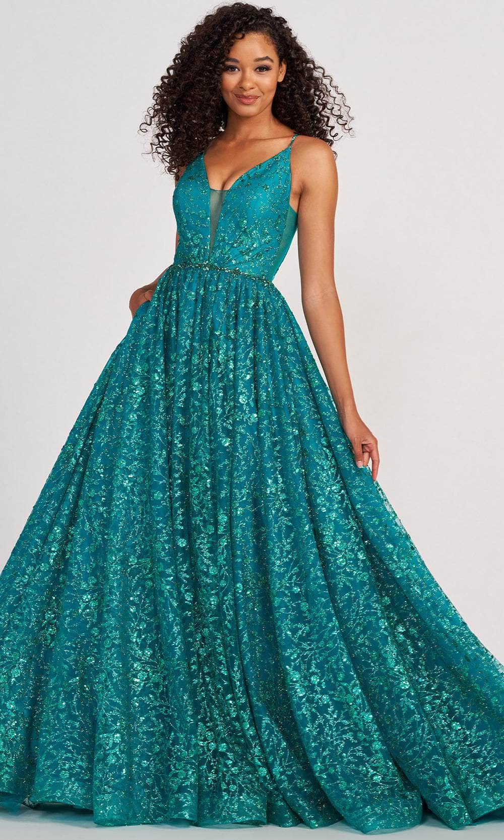 Image of Colette for Mon Cheri CL2016 - Sleeveless V-Neck Prom Gown