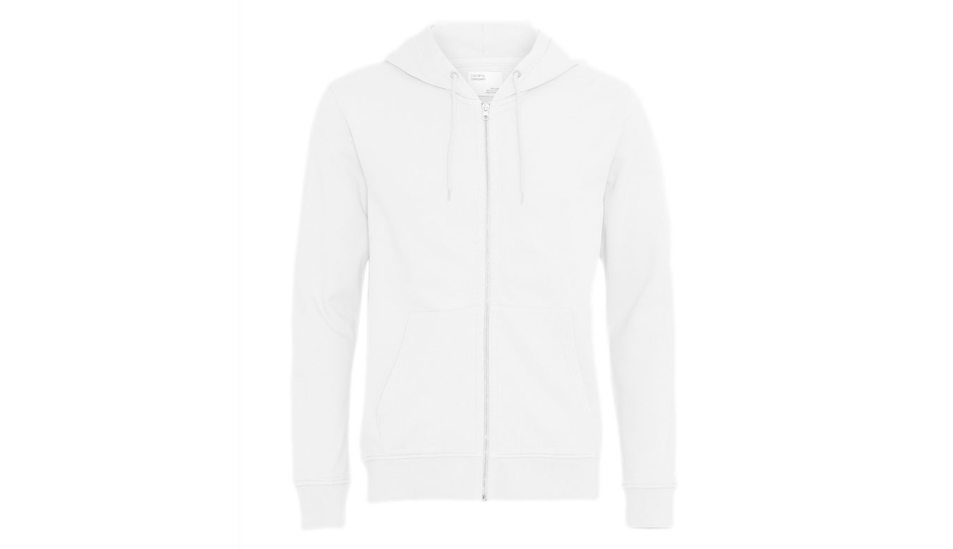 Image of Colorful Standard Classic Organic Zip Hood Optical White PL