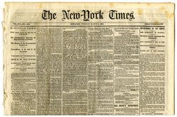 Image of Complete Original Historic Newspaper - Civil War
