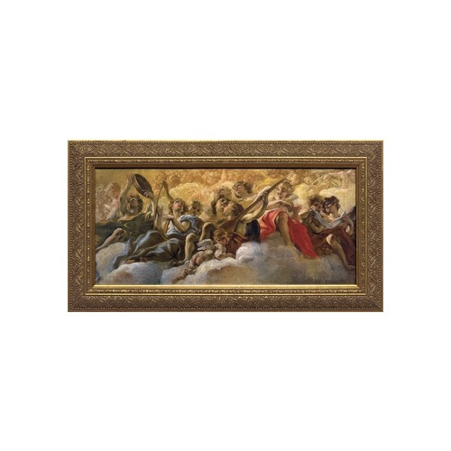 Image of Concert of Angels by Gaulli with Gold Frame