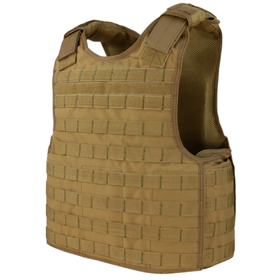 Image of Condor MOLLE Defender Plate Carrier Coyote ID 022886261054