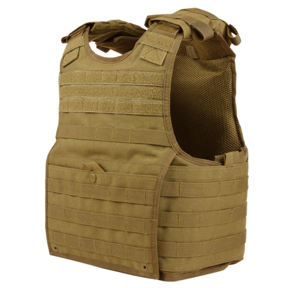 Image of Condor MOLLE Exo Plate Carrier - L/XL Coyote Large ID 022886265427