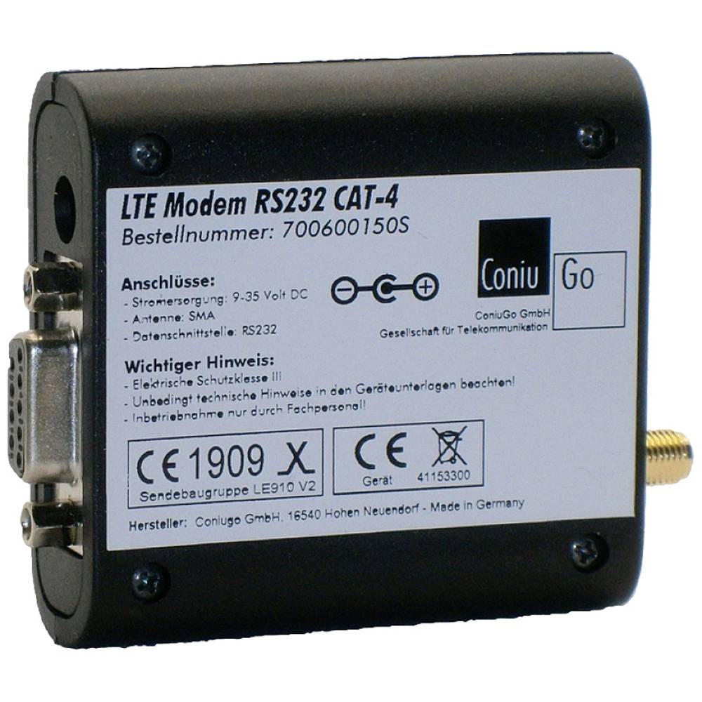 Image of ConiuGo 700600150S LTE modem 9 V DC 12 V DC 24 V DC 35 V DC Function (GSM): Notify
