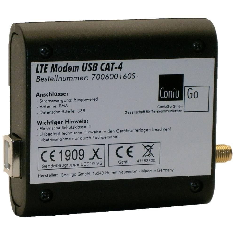 Image of ConiuGo 700600160S LTE modem 12 V DC Function (GSM): Notify