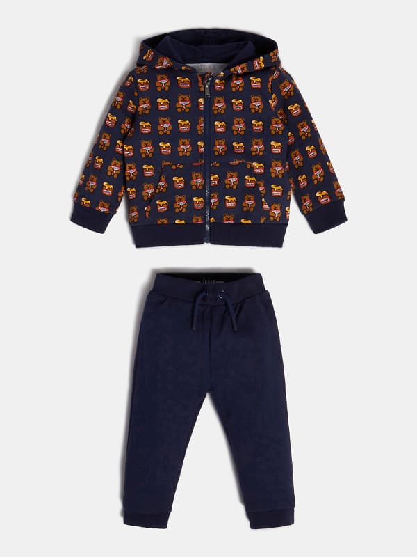 Image of Conjunto De Sudadera Con Capucha Y Pantalón 85547