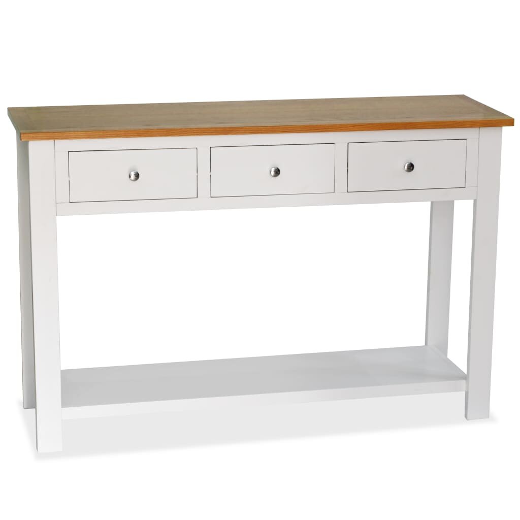 Image of Console Table 465"x138"x303" Solid Oak Wood