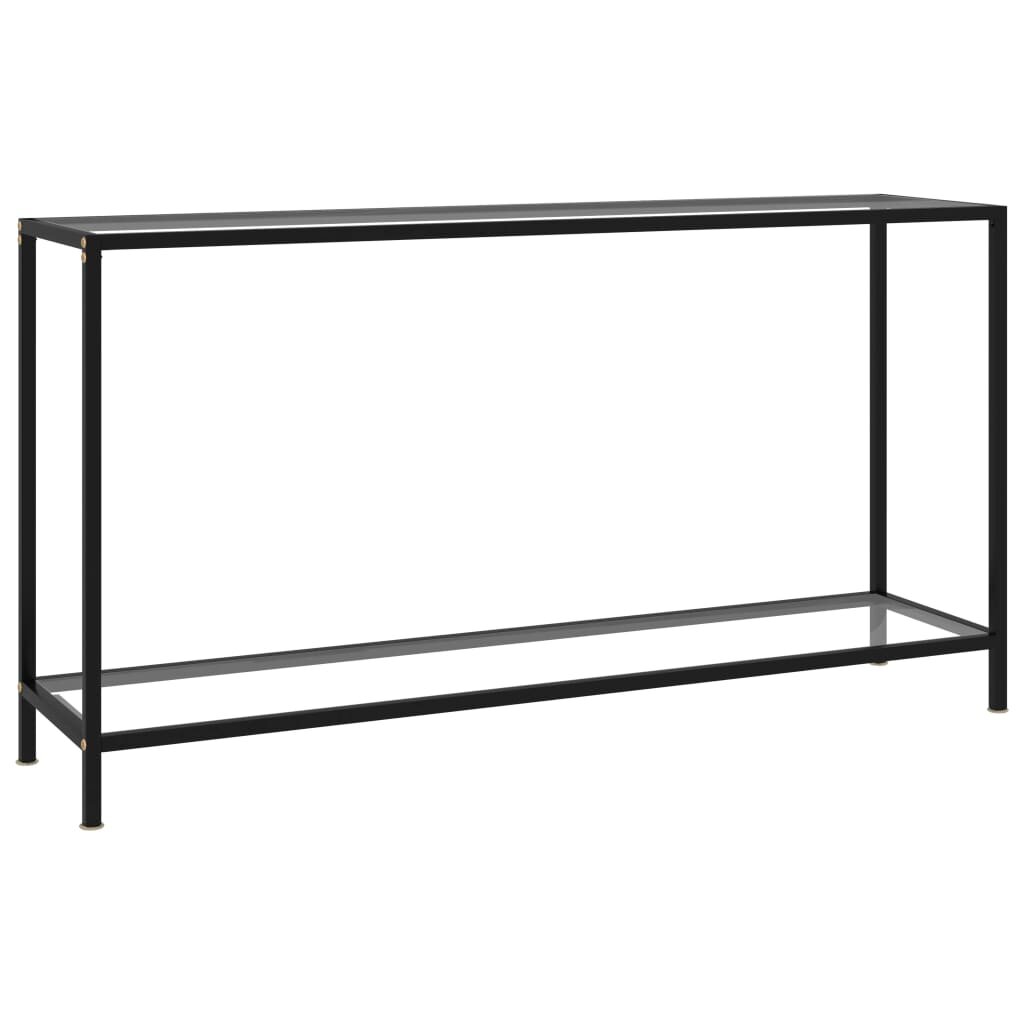 Image of Console Table Transparent 551"x138"x295" Tempered Glass