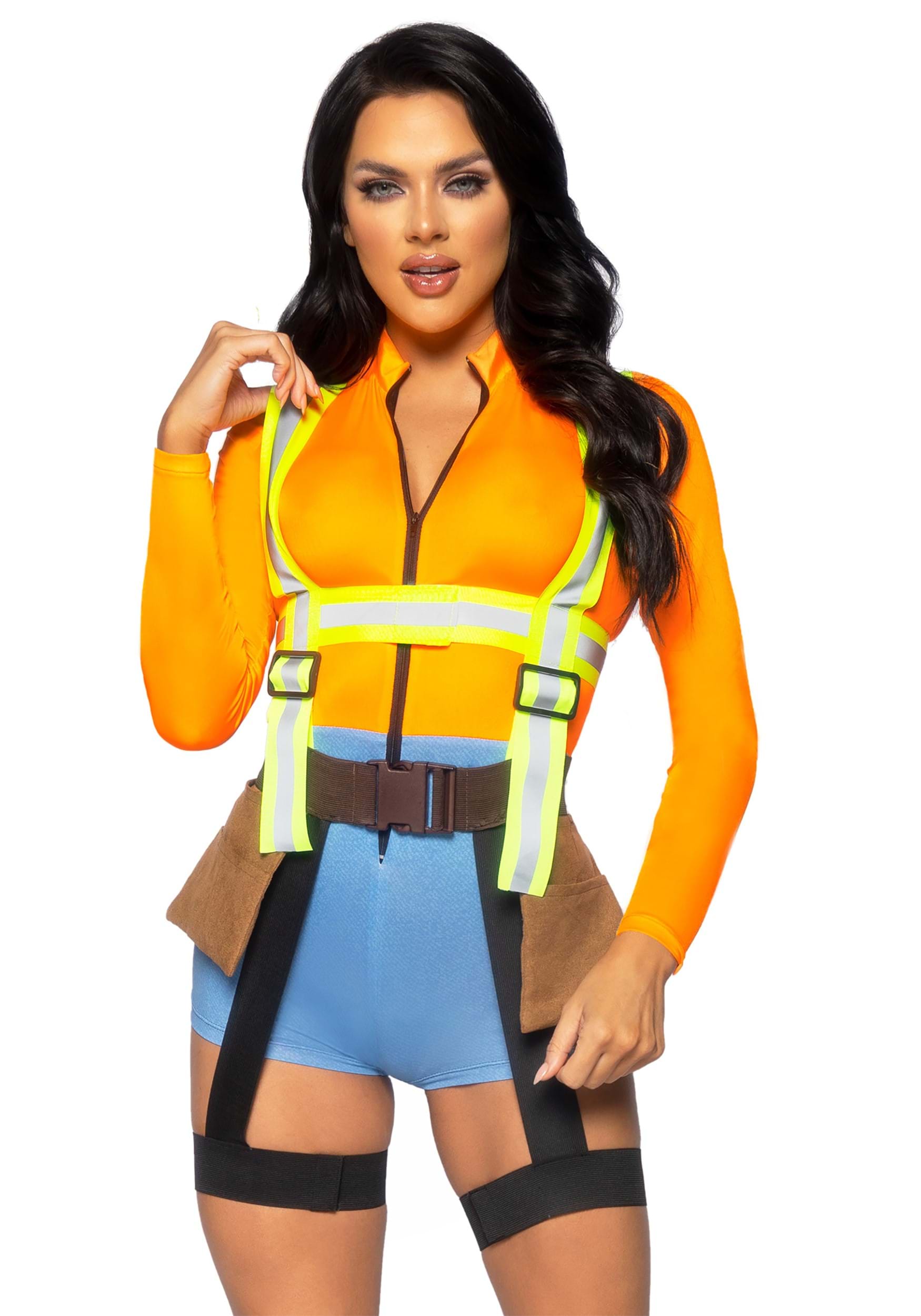 Image of Construction Worker Women's Costume ID LE87108-XS